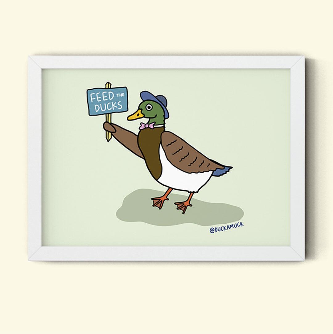 Feed the Ducks (Print)