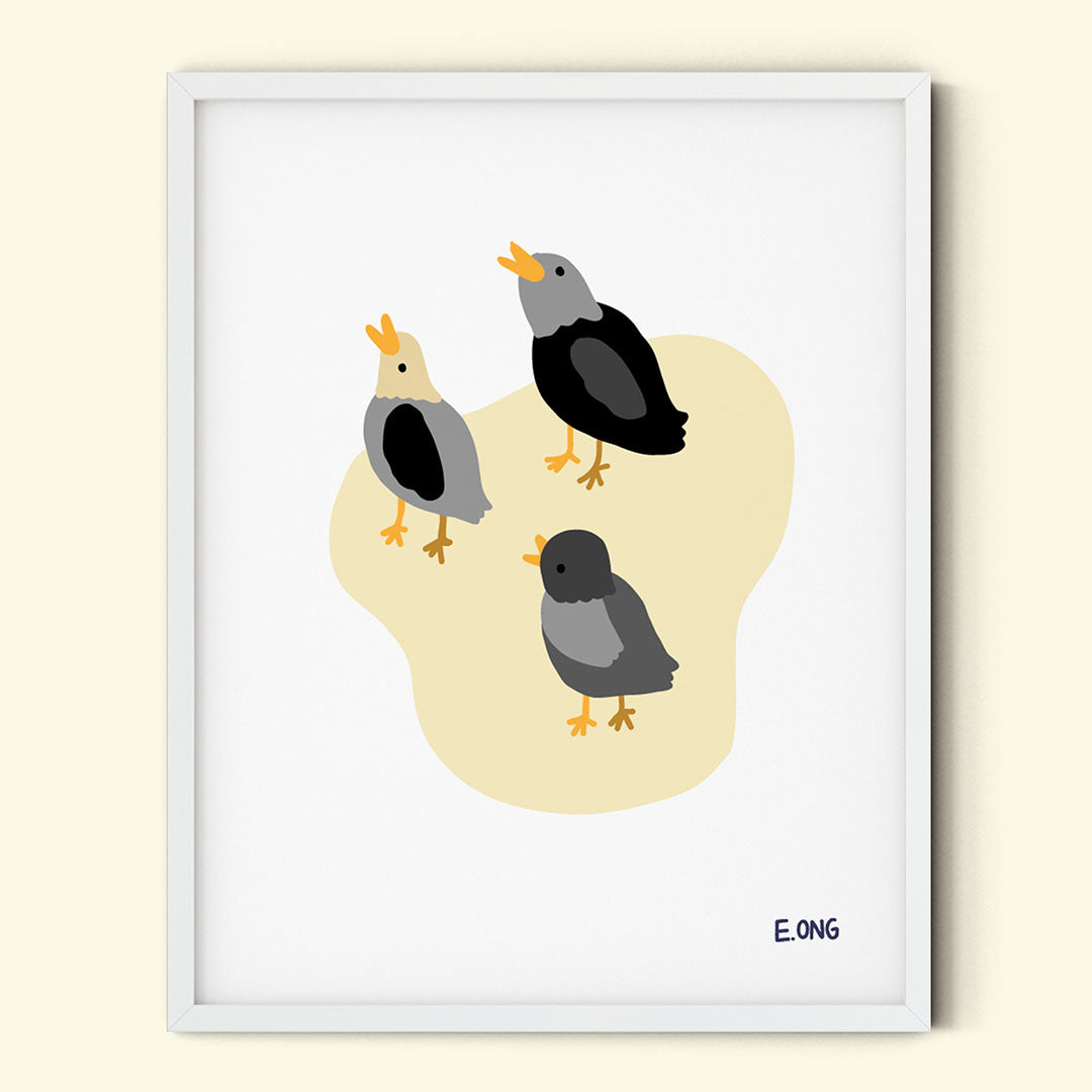 Little Chicks - Fine Art Paper Print