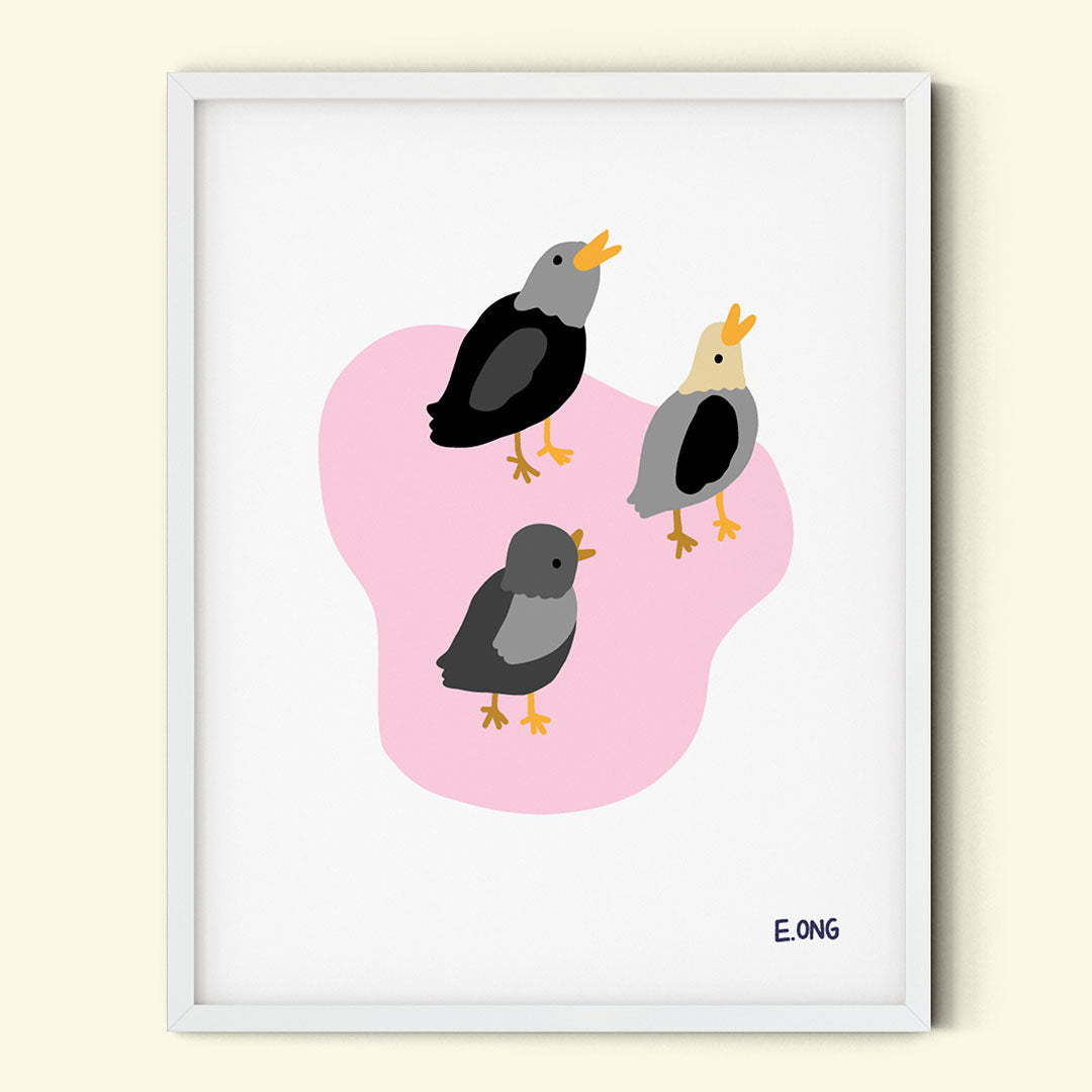 Little Chicks - Fine Art Paper Print