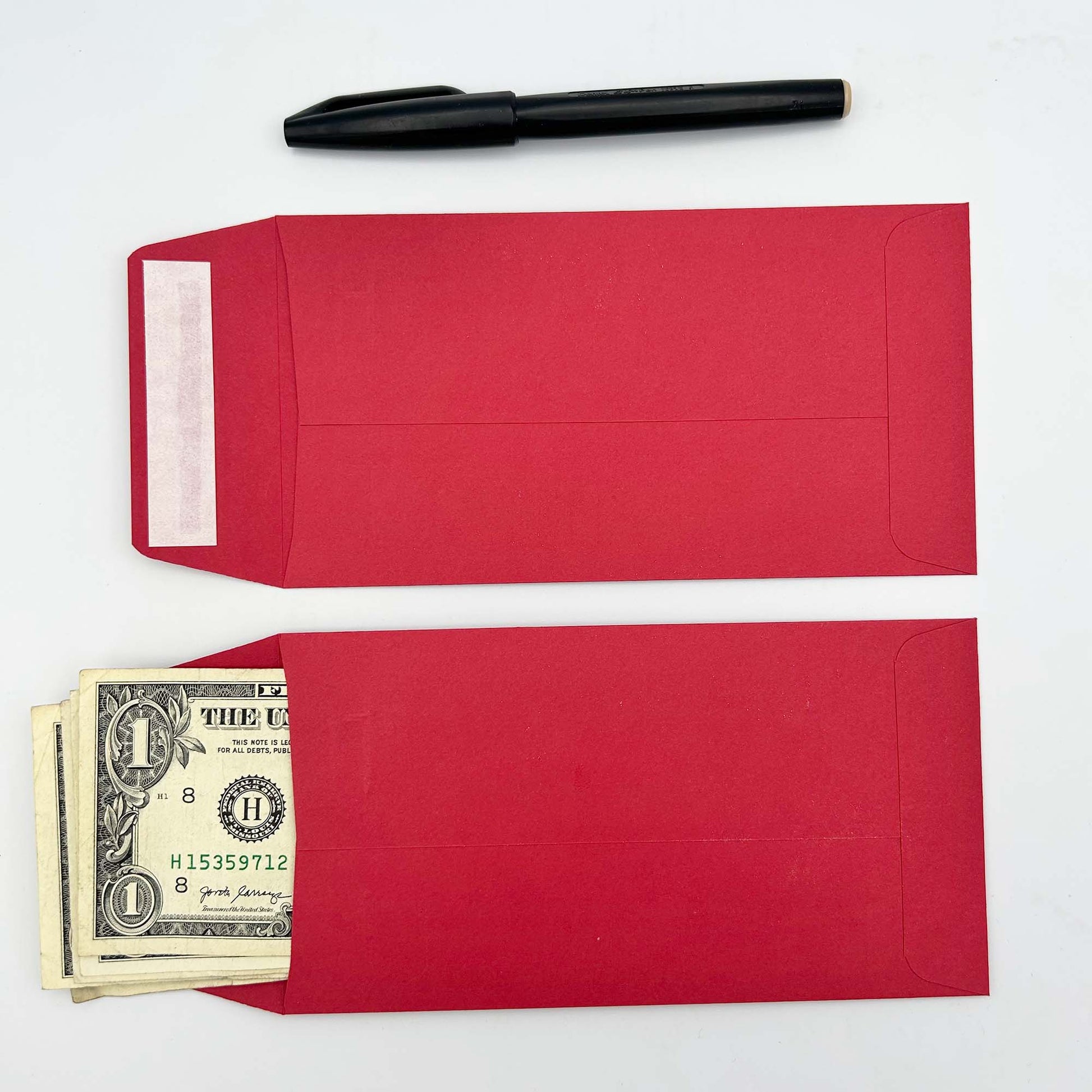 Enveloppe rouge ang pao (8x11.5cm) 6pc CNY